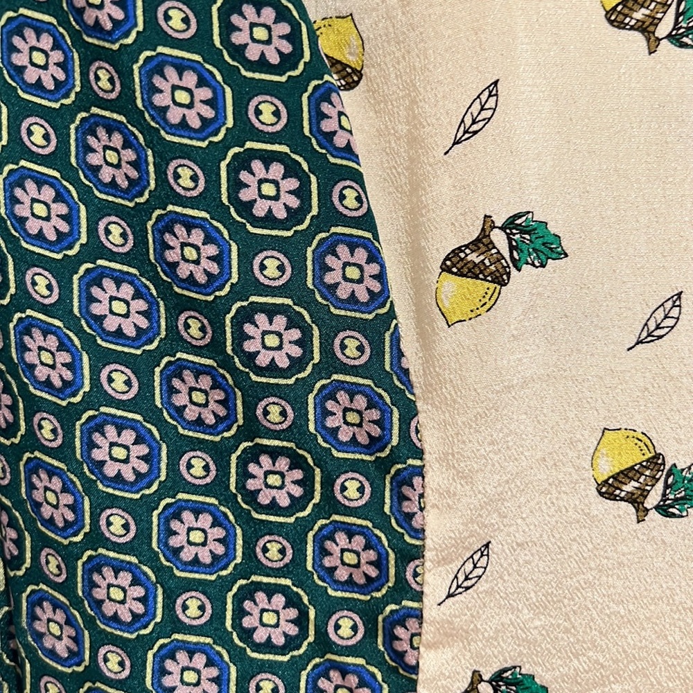 EUC Maeve Anthropologie Size 4 short sleeve print blouse top silk